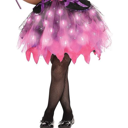  Amscan Sparkle Witch Child Light Up Costume
