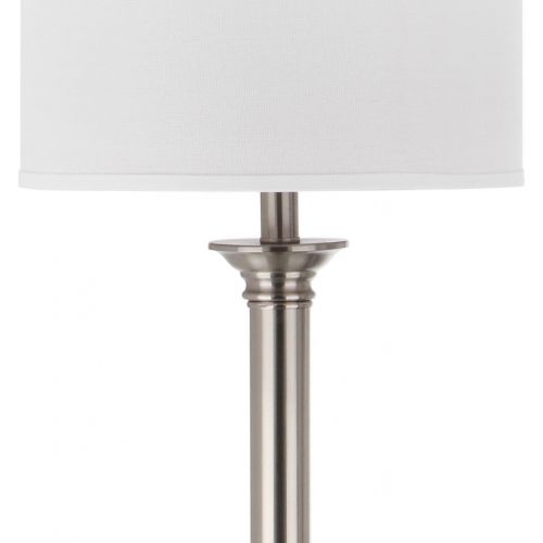  Safavieh Lighting Collection Theo Nickel 60-inch Floor Lamp