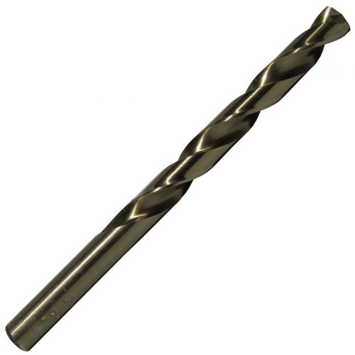  Drill America DACO Series Cobalt Drill Bit Set in Metal Case (13 - 115 Piece Set, 116-1, A-Z, #1-#80, 1.00mm - 13.00mm), Split Point, Gold Finish, Spiral Flute