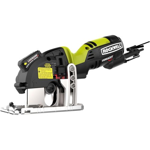  Rockwell RK3440K Versacut 4.0 Amp Ultra-Compact Circular Saw with Laser Guide and 3-Blade Kit with Carry Case