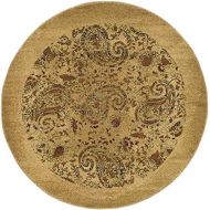Safavieh Lyndhurst Collection LNH224A Traditional Paisley Beige and Multi Round Area Rug (8 Diameter)