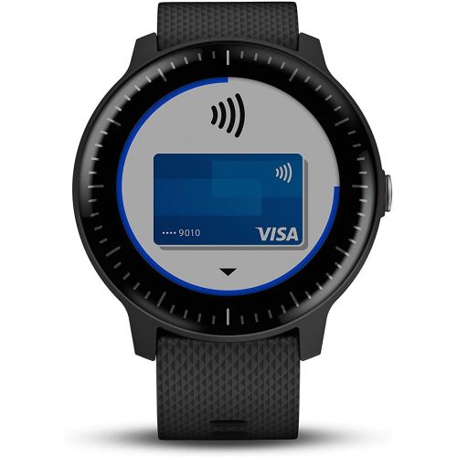 가민 Beach Camera Garmin Vivoactive 3 Music GPS Smartwatch Black and Gunmetal (010-01985-01) with 1 Year Extended Warranty