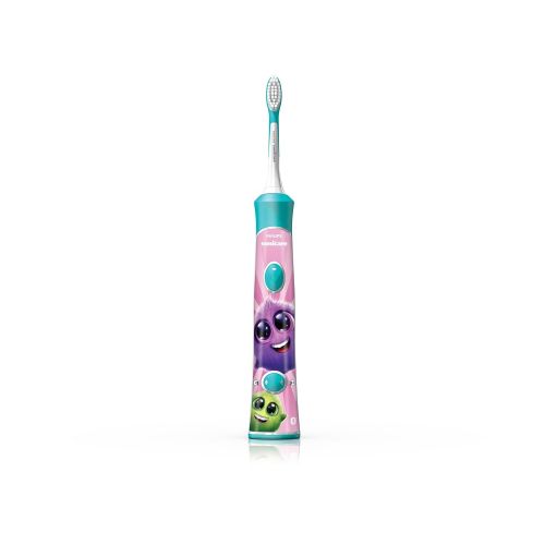 필립스 Philips Sonicare for Kids Rechargeable Electric Toothbrush, Blue HX6321/02