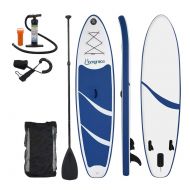 Formulaone Inflatable SUP Surfboards Stand Up Paddle Board with Carry Backpack Outdoor Double Layer Thickening Paddle Pump Kit - Blue