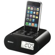 Sony ICF-C05IP 30-Pin iPhoneiPod Clock Radio Speaker Dock with AC Power Adapter (Black)