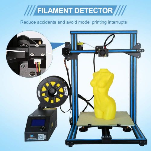 Creality 3D Printer CR-10S New Version with Dual Z Axis Leading Screws Filament Detector