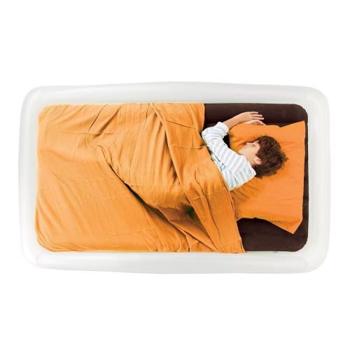  The Shrunks Shrunks Tuckaire Inflatable Air Mattress Airbed with Security Rails & Pump, Twin