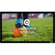QualGear 110-Inch Fixed Frame Projector Screen, 16:9 4K HD Ultra White at 1.2 Gain (QG-PS-FF6-169-110-W)