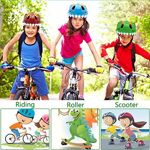  Basecamp Kids Bike Helmet, Children Cycling Helmet CPC Safety Certified 3D Cartoon InfantToddler Helmet Skating Boys and Girls Riding Scooter Safety Protective