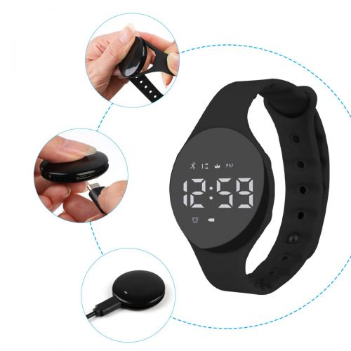 Hootracker Smartwatch Uhr Intelligente Armbanduh IP67 Wasserdicht Fitness Tracker Armband Sport Uhr mit Schrittzahler Schlaftracker Kompatibel mit Android Smartphone