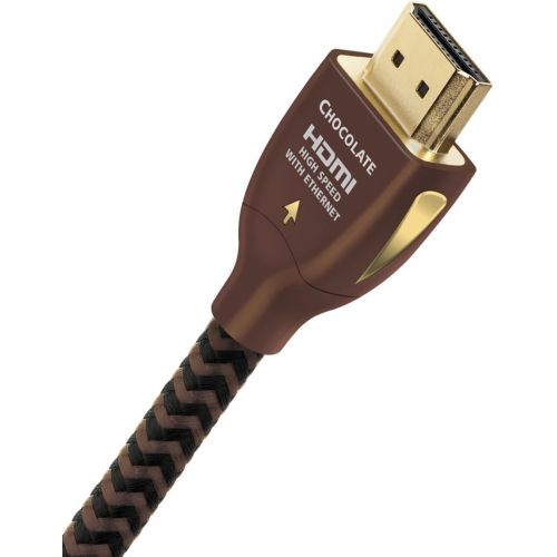  AudioQuest Chocolate .6m (1.96 ft.) Braided High Speed HDMI Cable with Ethernet (.6m 2-Pack)