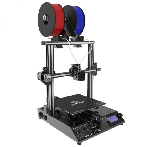  [아마존 핫딜]  [아마존핫딜]GEEETECH New A20M 3D Printer with Mix-Color Printing, Integrated Building Base & Dual extruder Design, Filament Detector and Break-resuming Function, 255×255×255mm³, Prusa I3 Quick
