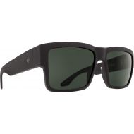 Spy Optic Cyrus Flat Sunglasses, Matte Black/Happy Gray/Green, 58 mm
