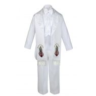 Unotux Boys Christening Baptism Suits Tuxedo White Tail Guadalupe Stole S-7
