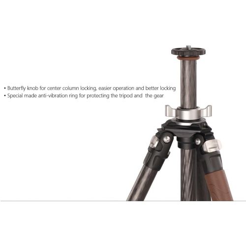  LEOFOTO Leofoto LN-284CH Tripod Legs Carbon Fiber CF 4 Section w Butterfly Lock