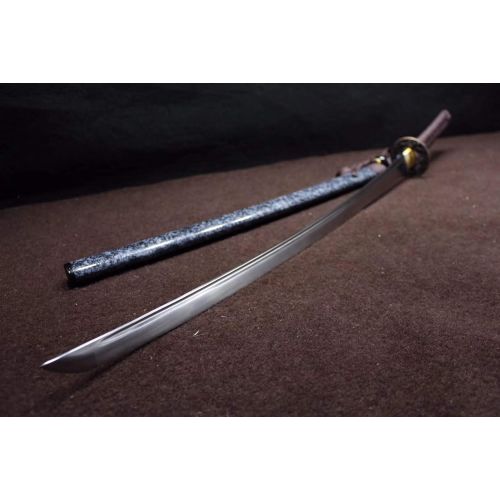  Chinese Nihontou Sword,Katana,Kendo(High Carbon Steel Blade,Alloy,Solid Wood saya) Full Tang