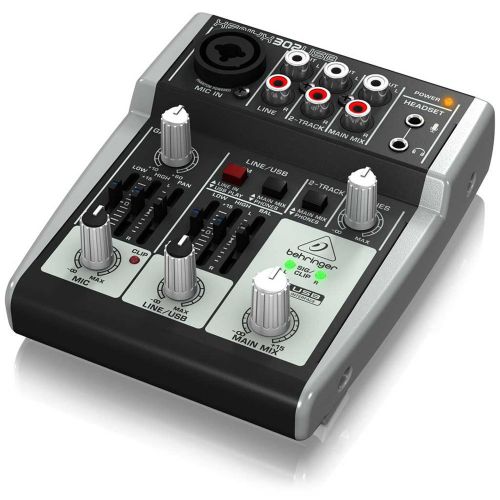  Behringer Xenyx 302USB Premium 5-Input Mixer with Mic Preamp and USBAudio Interface
