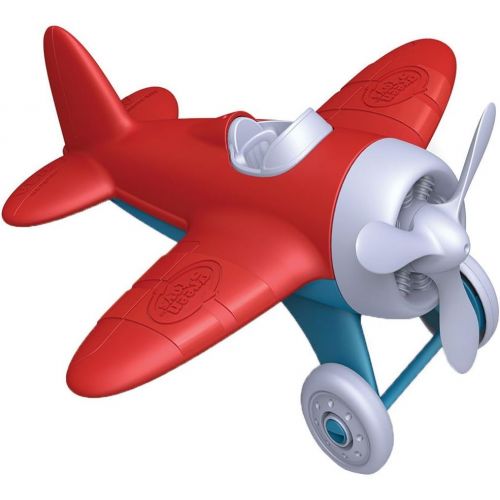  [아마존베스트]Green Toys Airplane - BPA Free, Phthalates Free, Red Aero Plane for Improving Aeronautical Knowledge of Children. Toys and Games