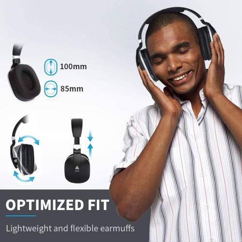  [아마존 핫딜]  [아마존핫딜]Wireless Headphones for TV Watching with Optical, ARTISTE ADH300 2.4GHz Digital Wireless TV Headphones, 100ft Distance Rechargeable for TV/PC/Phone (Black with Optical)