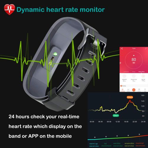  Willful Fitness Tracker with Heart Rate Monitor, Activity Tracker Pedometer with Step Counter Sleep Monitor 14 Sports Tracking,Color Screen IP68 Waterproof,Fitness Watch for Women