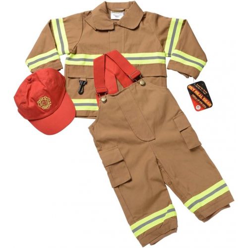  Aeromax Jr. LOS ANGELES Fire Fighter Suit, Tan, 18 Months. The best #1 Award Winning firefighter suit. The most realistic bunker gear for kids everywhere. Just like the real gear!