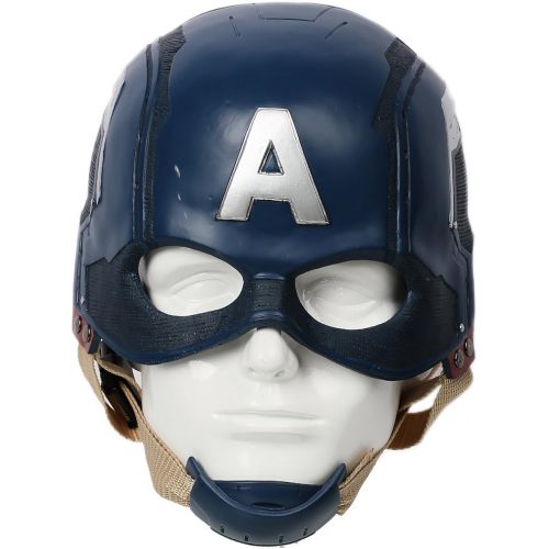  Xcostume Civil War Cosplay Costume Steven Rogers Battle Outfit with Mask 2016
