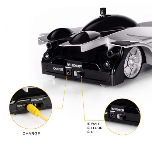  CestMall Remote Control Car, RC Car, 360°Rotating Stunt Car Toys for Kids Boys Girls Men Women, USB or Remote Charging