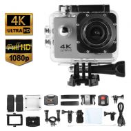 XCSOURCE 4K WiFi Sports Action Camera Underwater Waterproof 30M Ultra HD 16MP DV Camcorder with Remote Control Accessories Kits LF870
