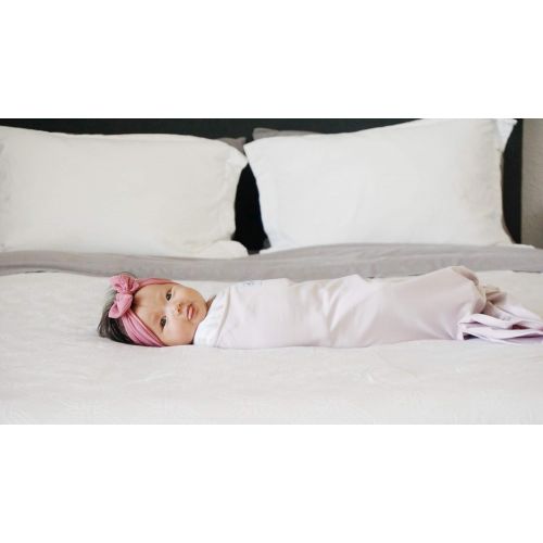  The Ollie Swaddle (Lavender) - Helps to Reduce The Moro (Startle) Reflex - Made from a Custom Designed Moisture-Wicking Material-No overheating-Size Adjustable for All Months of Ba