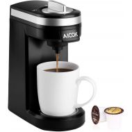 [아마존핫딜][아마존 핫딜] AICOK Aicok Single Serve Coffee Maker, Coffee Machine with 12OZ Water Tank, for Most Single Cup Pods including K-Cup Pods, Quick Brew Technology Travel One Cup Coffee Brewer