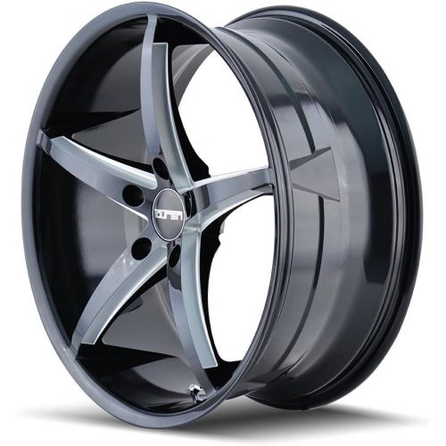  Touren TR70 3270 BLACK Wheel with Painted Finish (18 x 8. inches /5 x 112 mm, 35 mm Offset)