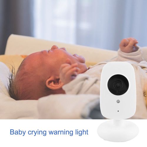  Adventurers 2.4 Digital Wireless Baby Monitor Video with Camera and Audio Long Range, with 2-Way Talkback,Night Vision,Lullaby,Temperature Sensor project nursery baby monitor (Whit