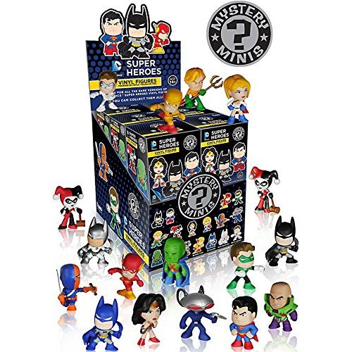  Funko DC Super Heroes Justice League Mystery Minis 2.5 Inch Mystery Box Display Case of 12