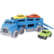 [아마존 핫딜]  [아마존핫딜]Green Toys Car Carrier Vehicle Set Toy, Blue