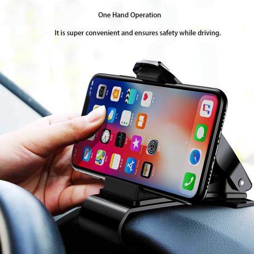  CaseHQ 2Pack Car Cell Phone Mount,Durable Dashboard Holder Cradle Cellphone Clip GPS Bracket Mobile Stand Compatible for iPhone Xs MAX XR,X, 8, 8 Plus, 7, 7 Plus, Samsung Galaxy S9,S8 Plu