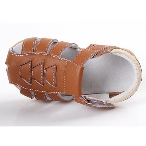  Mobnau Leather Athletic Beach Hiking Toddler Sandals for Kids Boys