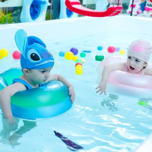 인플레터블 Swim Safe Baby Swimming Inflatable Aid Seat,Baby Swimming Ring,Learn to Swim Round...