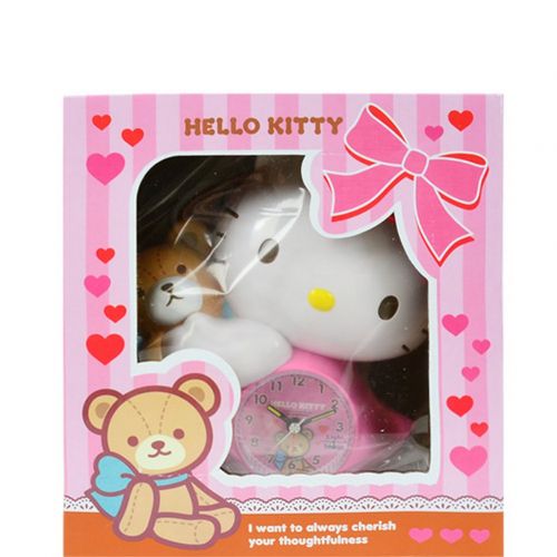헬로키티 Hello Kitty Desk and Table Alarm Clock/ Kids Character Clock/ Kids Character Clock/alarm Clock / Hello Kitty Watch / Japanese Characters/ Gift