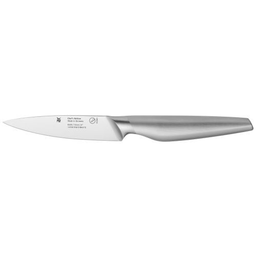 더블유엠에프 WMF Chefs Edition Messerblock mit Messerset, 5-teilig, 3 Messer geschmiedet, 1 Block aus Bambus, Kunststoff, Edelstahl, 1 Schere, Spezialklingenstahl, Performance Cut