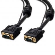LIUTIAN LiuTian Premium VGA Cable with Audio 3.5mm AUX Jack (65 Feet) HD15 Male to Male MM VGA SVGA UXGA with Auxiliary Headset Stereo Sound Connection Wire Cord Plug for LCD LED Monitor