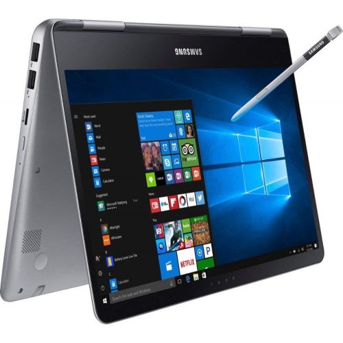 삼성 2018 Premium Samsung Notebook 9 Pro Business 13.3 Full HD 2-in-1 Touchscreen LaptopTablet - Intel Quad-Core i7-8550U, 8GB DDR4, 256GB SSD, Backlit Keyboard Win 10 Built-in S Pen -