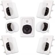 Acoustic Audio by Goldwood Acoustic Audio HT-67 In Wall In Ceiling 1750 Watt 6.5 Home Theater 7 Speaker System