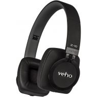 Veho VEP-010-Z10 Z-10 On-Ear Wired Premium Headphones, Flex Anti-Tangle Cable, Black
