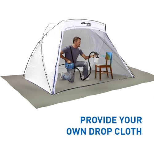  EasyGoProducts SPRAYRITE  Paint Spray Shelter - Spray Booth Painting Tent - Small Furniture Paint Stain Shelter - Portable for Home Use and Stores Easily - Great for Woodworking
