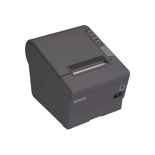 엡손 Epson C31CA85656 TM-T88V Thermal Receipt Printer with Power Supply, Energy Star Rated, Ethernet and USB Interface, Dark Gray