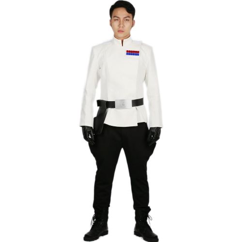  Xcostume Director Krennic Costume Tunic Cape Belt Outfit for Mens Halloween Cosplay
