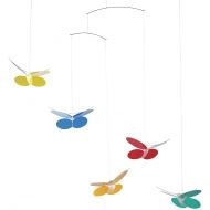 Flensted Mobiles Butterflies Hanging Nursery Mobile - 26 Inches Plastic - Handmade in Denmark by Flensted
