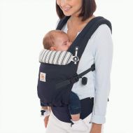 Ergobaby Adapt Award Winning Ergonomic Multi-Position Baby Carrier, Newborn to Toddler, Graphic Grey