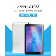 Azpen G1058 10.1 4G LTE Quad Core Android Unlocked Tablet with Bluetooth GPS Dual Cameras