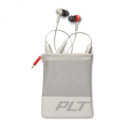  Plantronics BackBeat GO 410 Wireless Headphones, Active Noise Canceling Earbuds, Bone